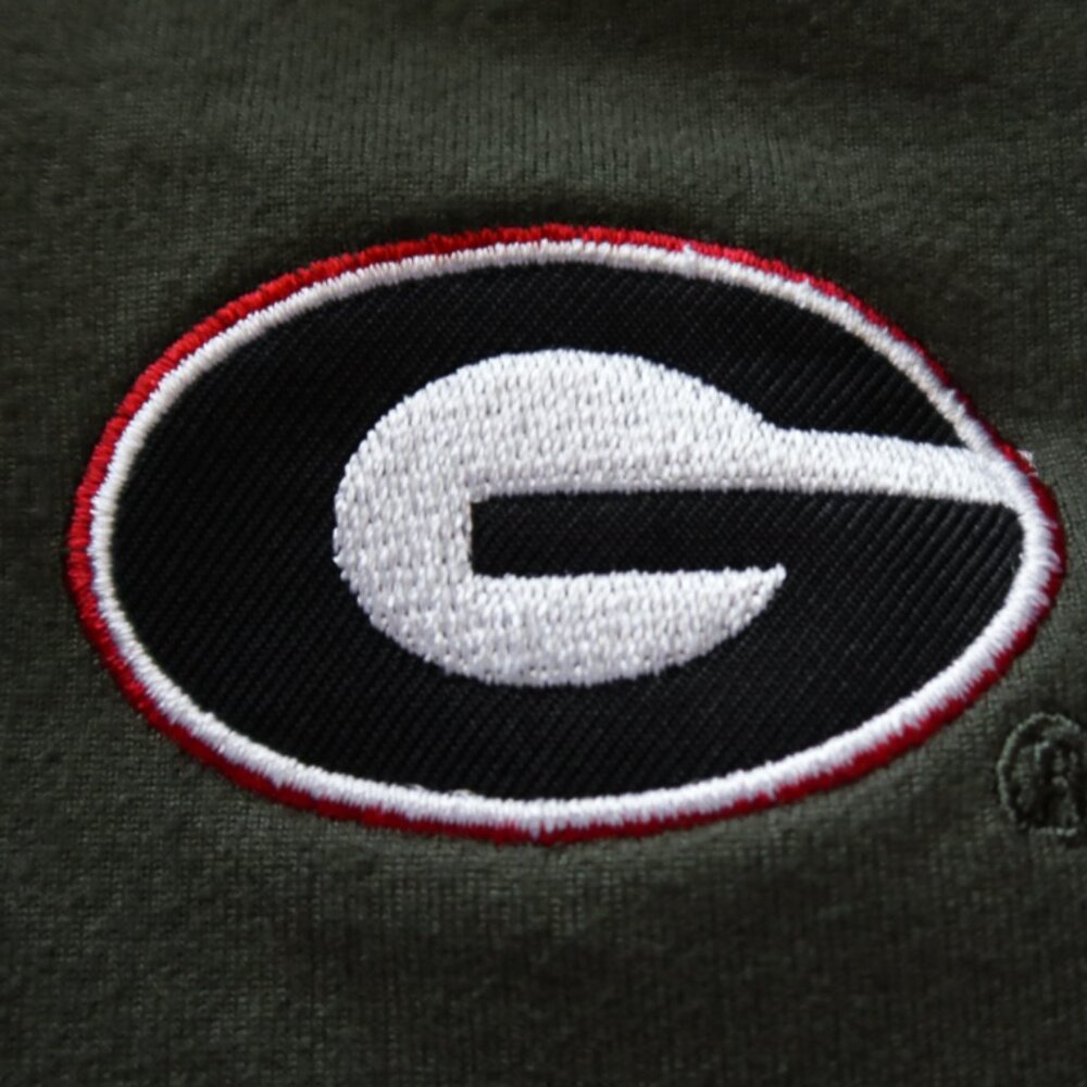 Georgia Bulldogs Army Green Colosseum Stretch Polo (M) OMG! 🏈